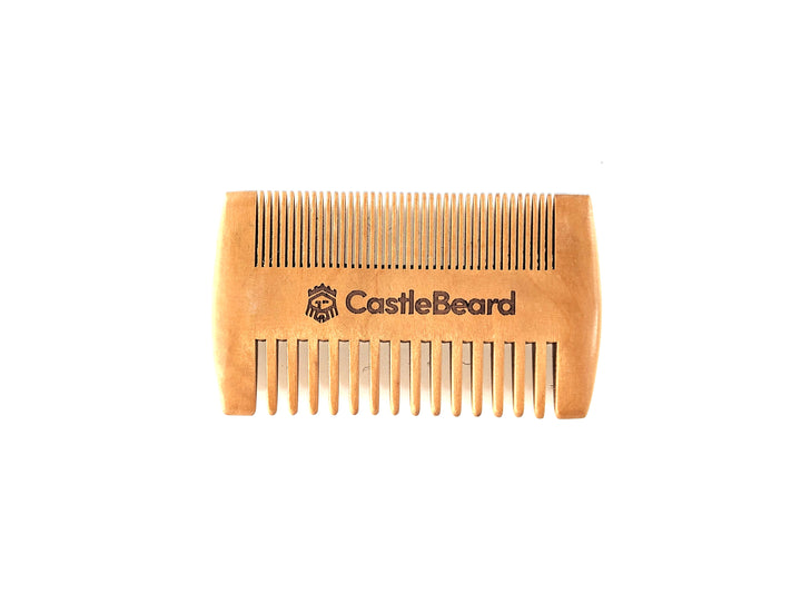 Wooden Double Sided Beard Comb