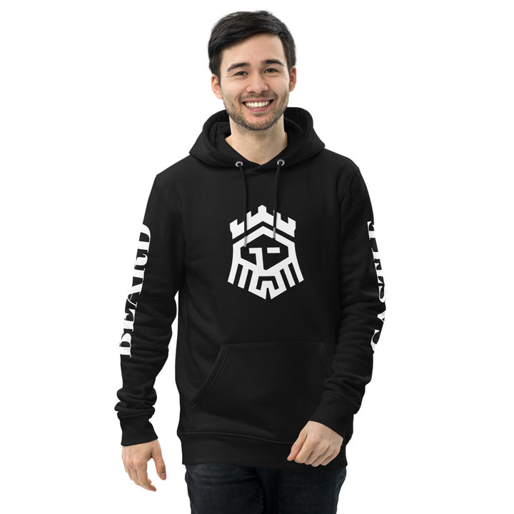 Castlebeard Logo Print Black Unisex essential eco hoodie