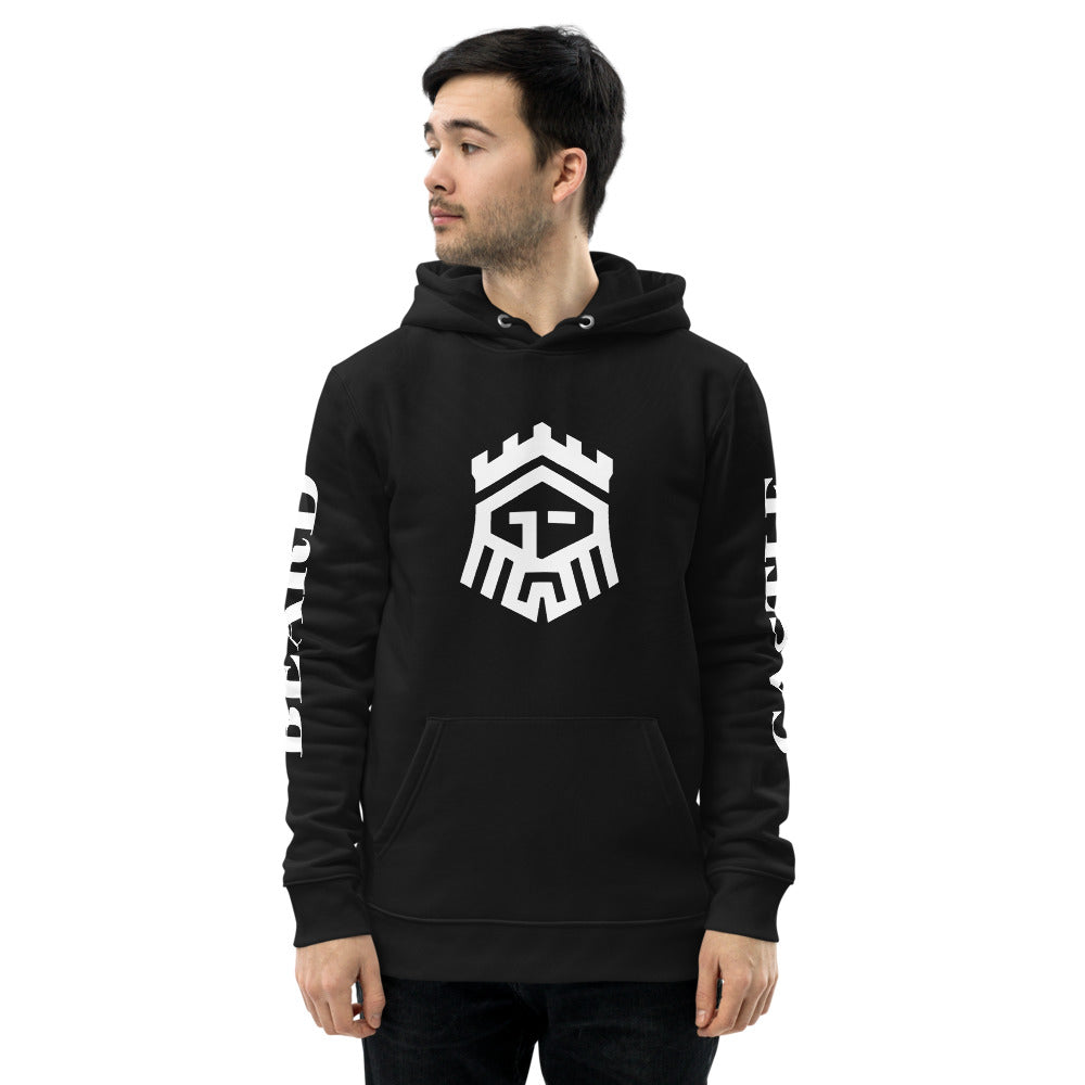 Castlebeard Logo Print Black Unisex essential eco hoodie