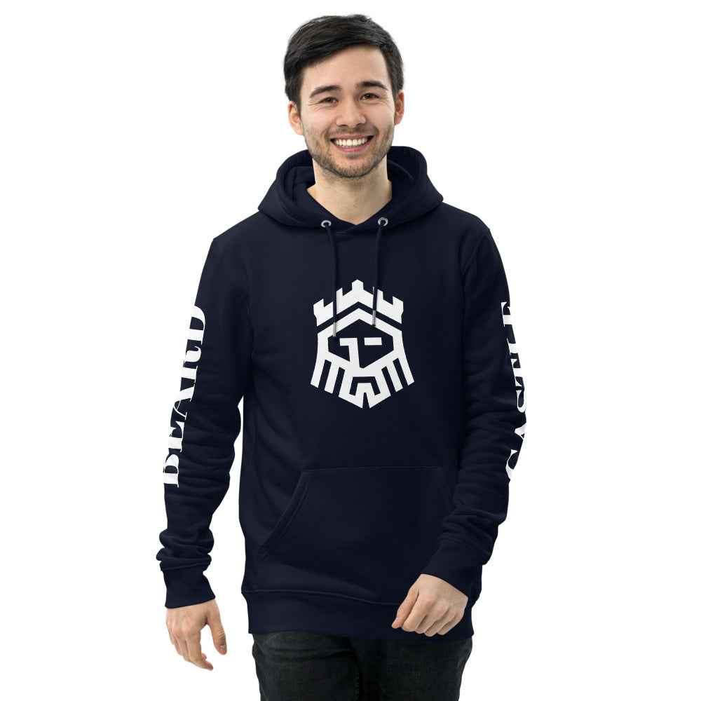 Castlebeard Logo Print Black Unisex essential eco hoodie