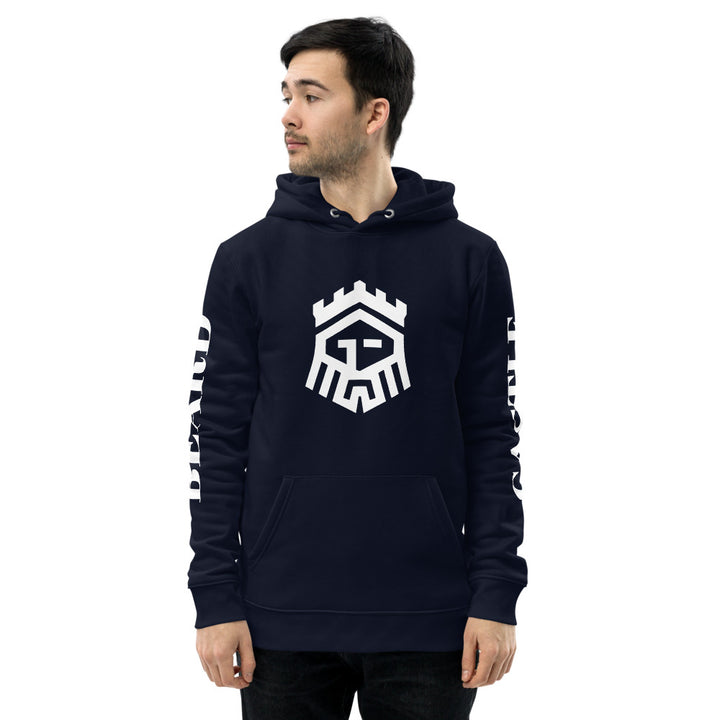 Castlebeard Logo Print Black Unisex essential eco hoodie