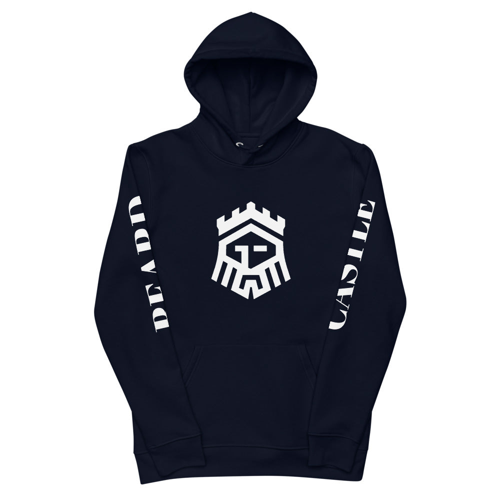 Castlebeard Logo Print Black Unisex essential eco hoodie