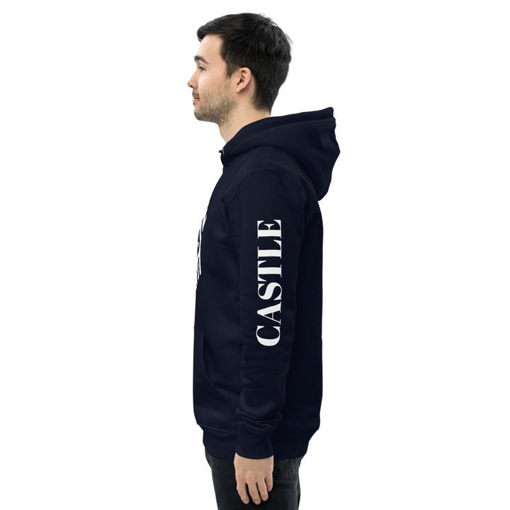 Castlebeard Logo Print Black Unisex essential eco hoodie