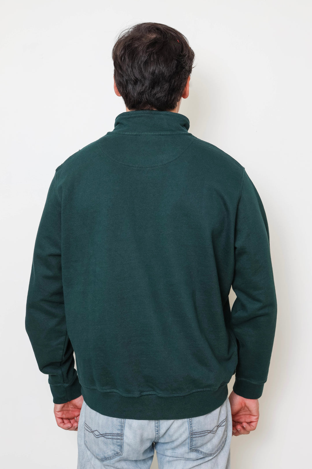 Men's Organic Cotton French Terry Quarter Zip Sweatshirt