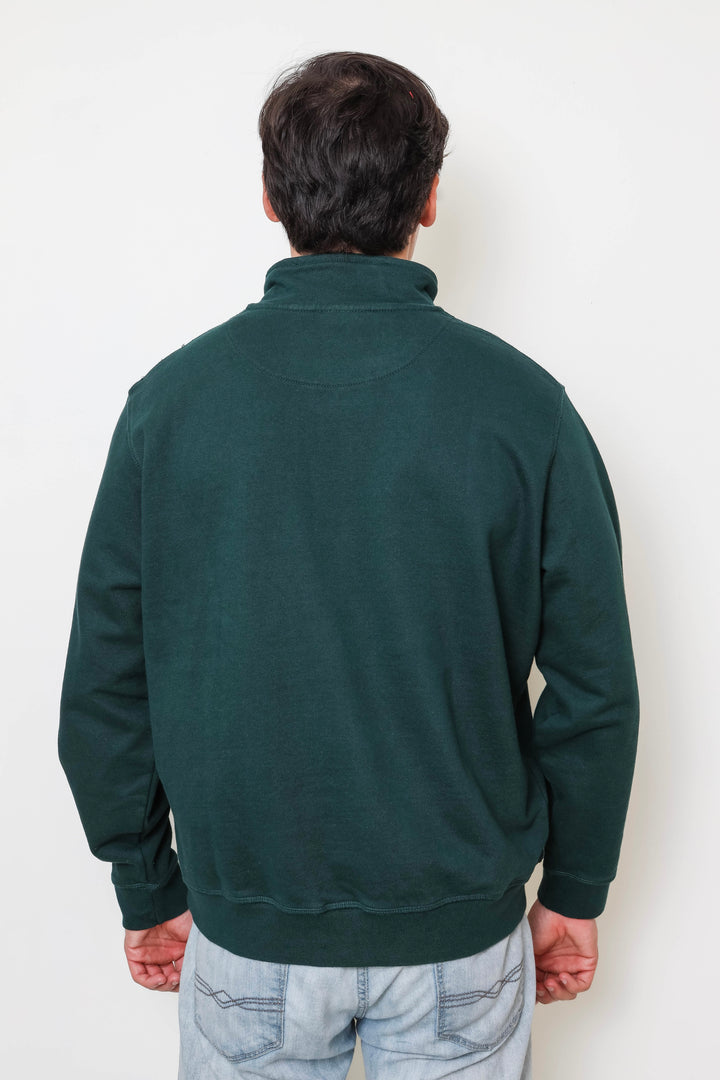 Men's Organic Cotton French Terry Quarter Zip Sweatshirt