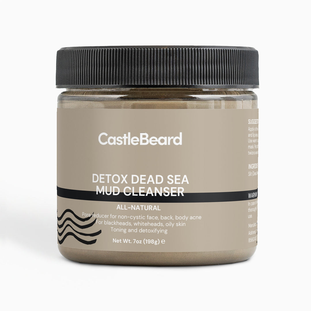 Castlebeard Detoxifying Deep Detox Cleanser for Acne, Blackheads, Oily Skin