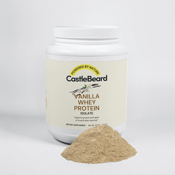 100% Whey Protein Isolate Powder Vanilla Ice Cream Flavor 732g
