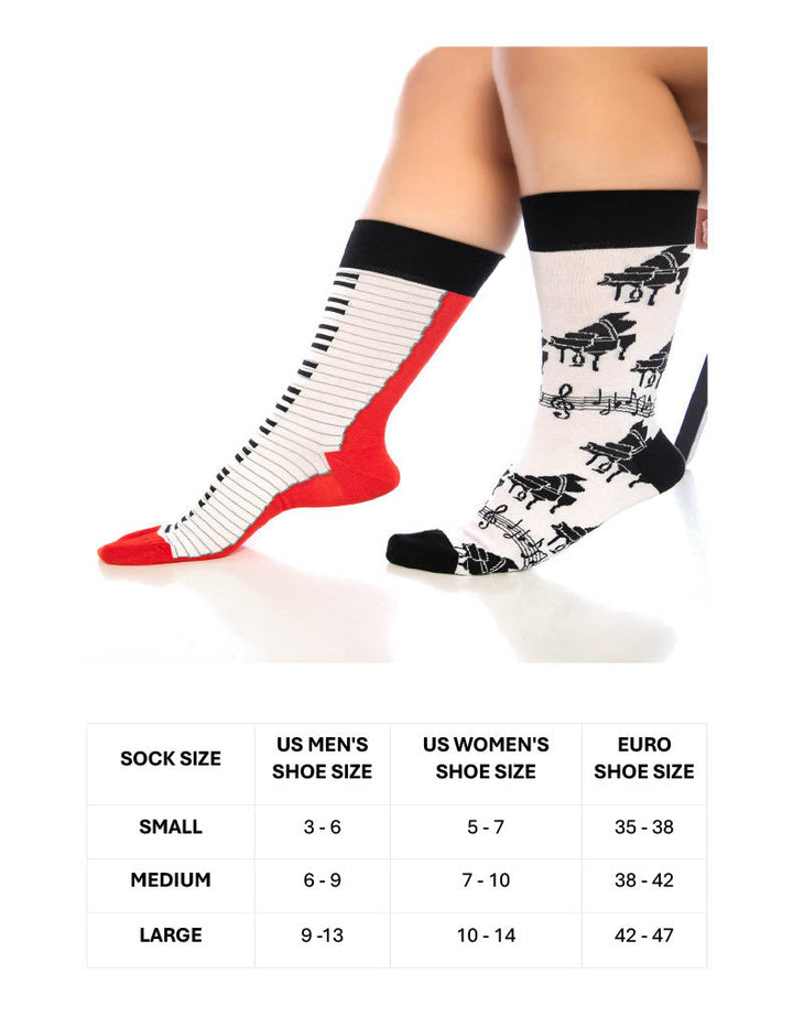 Fun Crew Socks 6-Pack, Coffee & Science Mix