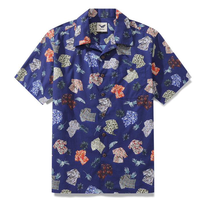 Hawaiian Shirt For Men Aloha Fusion Shirt Camp Collar 100% Cotton By Sun