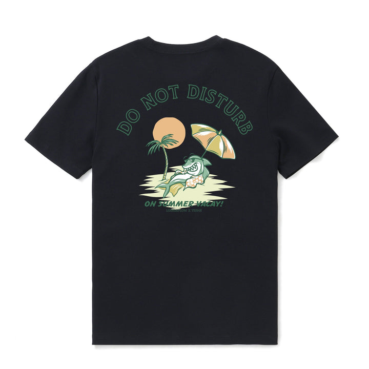 Hawaiian Tee For Men Do not Disturb By Loindaflow Tee Crew Neck 100% Cotton - BLACK By Laihha Organna