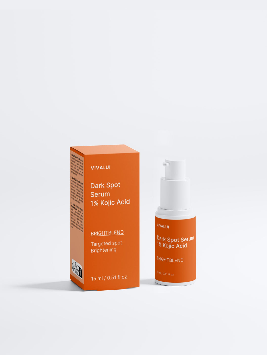 Vivalum Dark Spot Serum with packaging on a white background