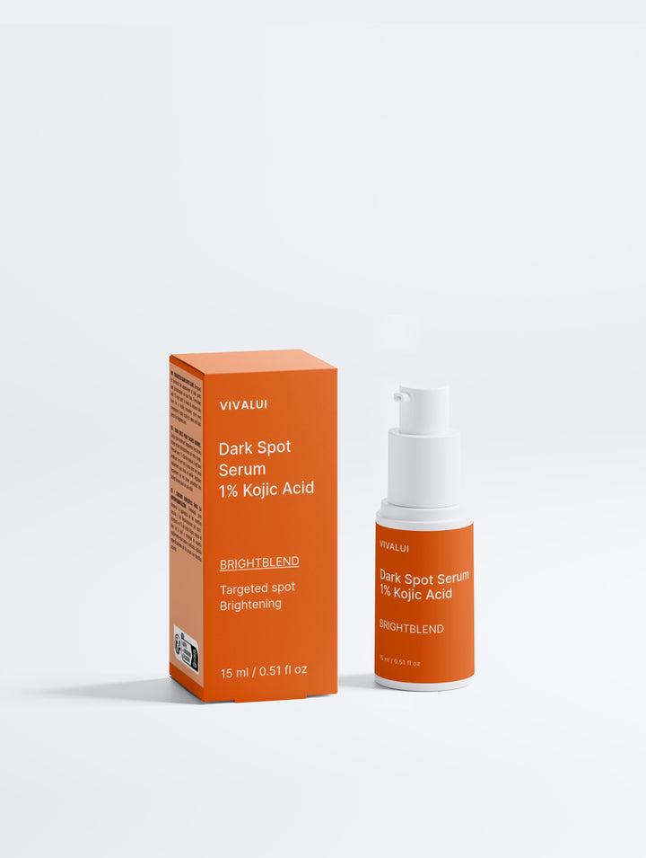 Vivalum Dark Spot Serum with packaging on a white background
