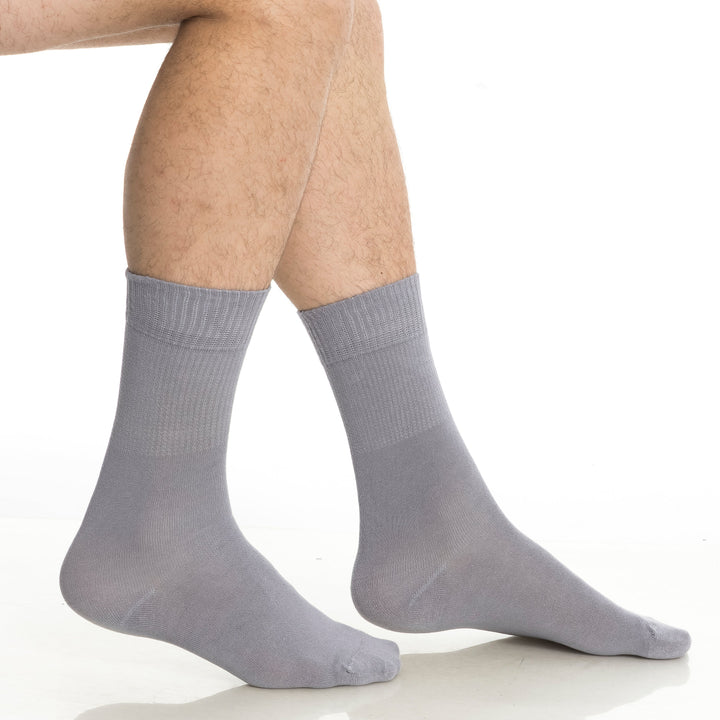 Men’s & Women’s Bamboo Diabetic Crew Socks 4-Pack