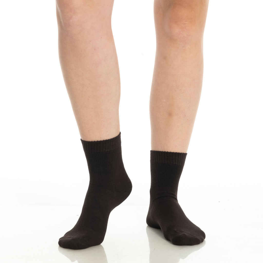 Men’s & Women’s Bamboo Diabetic Ankle Socks 4-Pack