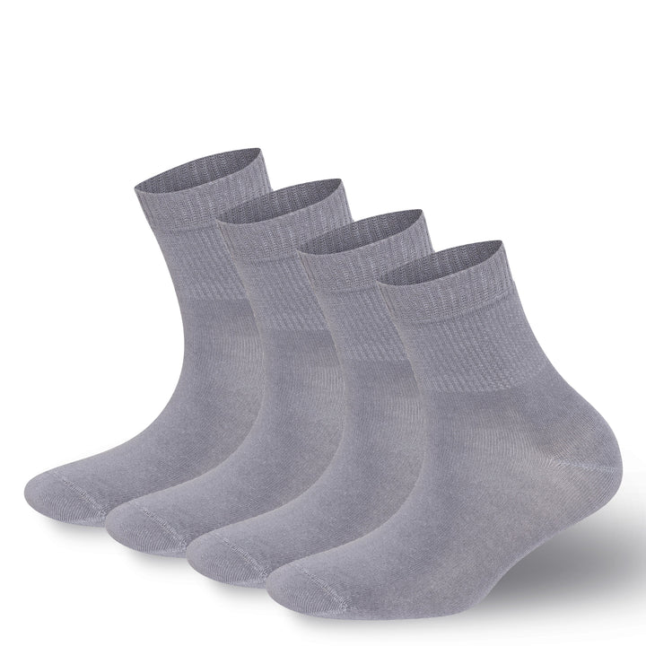 Men’s & Women’s Bamboo Diabetic Ankle Socks 4-Pack