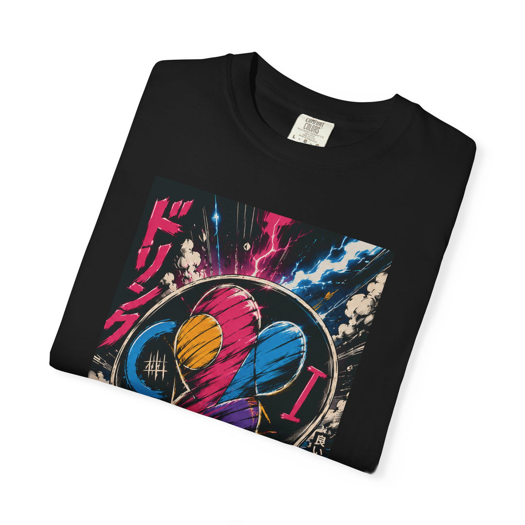 Drinks Skull Graphic T-Shirt — Neon Vaporwave Japanese Streetwear