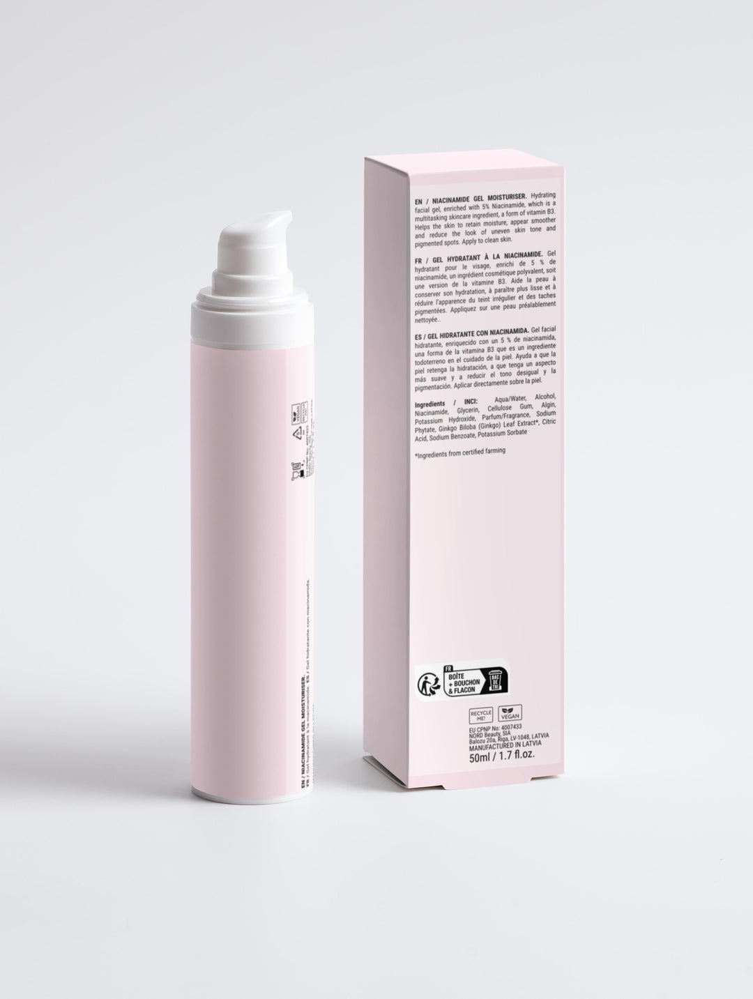 Niacinamide Gel Facial Moisturiser Glowblend