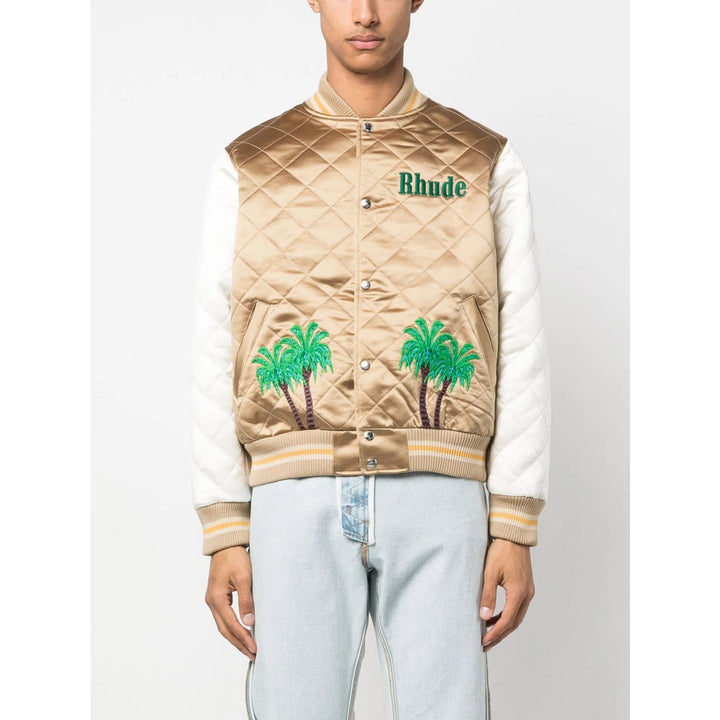 R H U D E Brown Jackets - Bomber Jackets Men