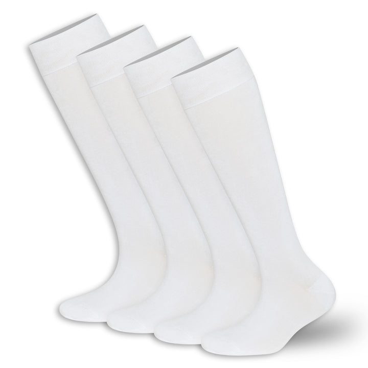 Women’s Bamboo Knee-High Socks 4-Pack – Soft & Breathable