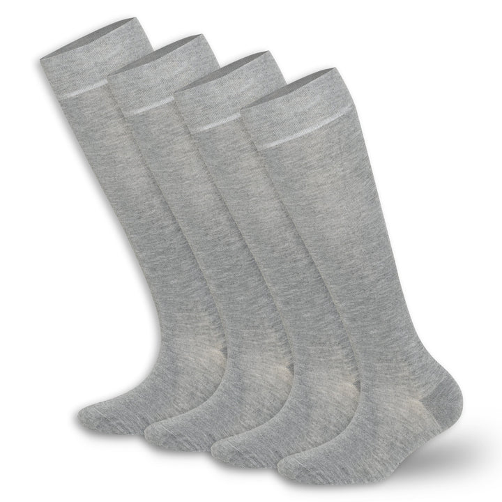Women’s Bamboo Knee-High Socks 4-Pack – Soft & Breathable