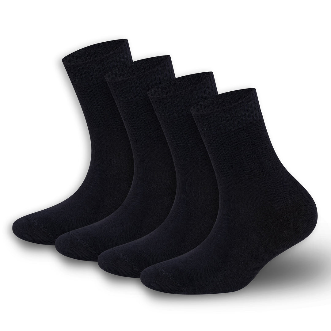 Men’s & Women’s Bamboo Diabetic Ankle Socks 4-Pack