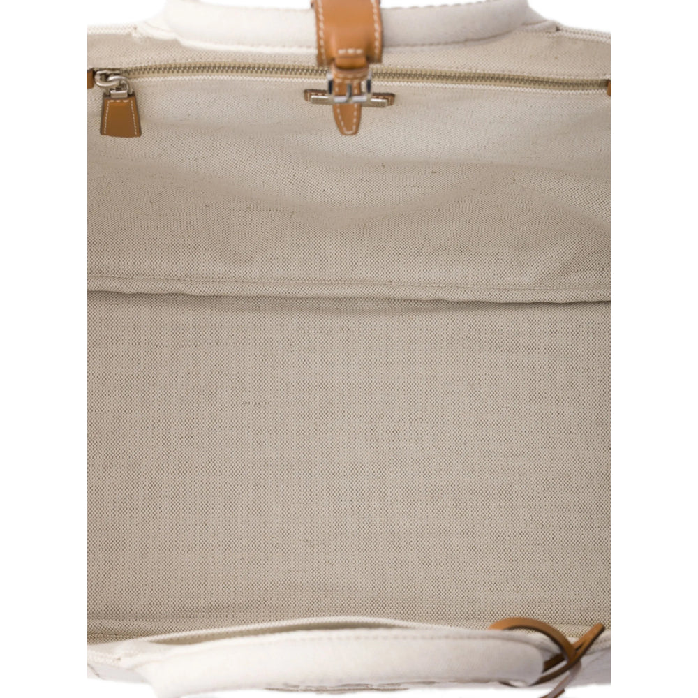Prada Neutrals Tote Bags Men