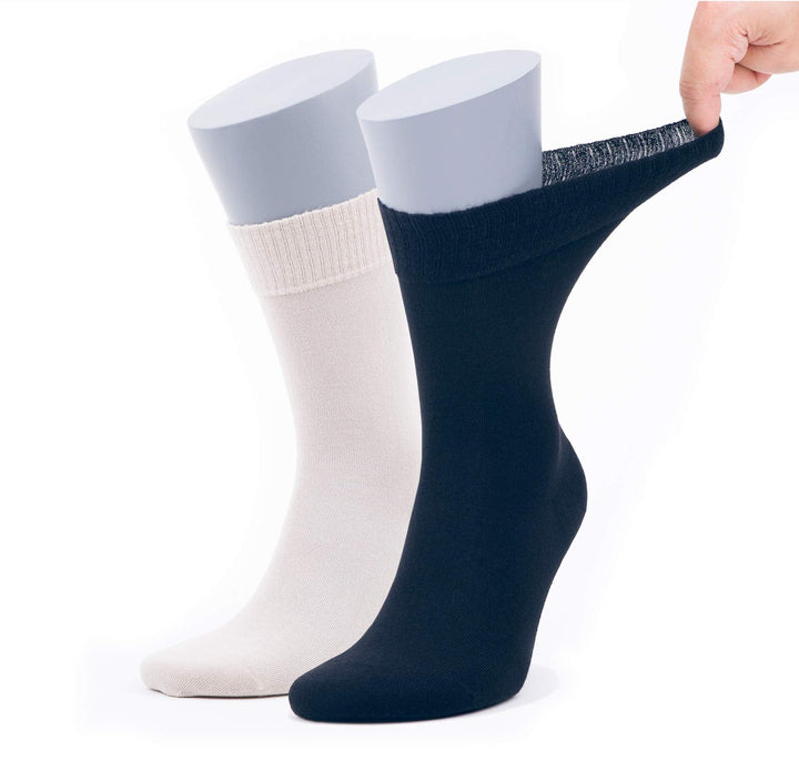 Men’s Bamboo Diabetic Socks 2-Pack - Ultra Thin