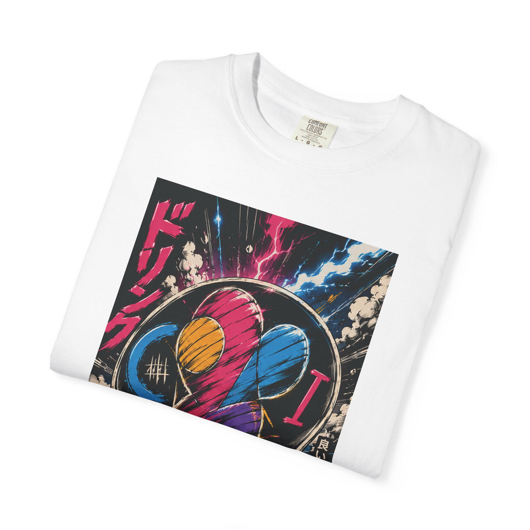 Drinks Skull Graphic T-Shirt — Neon Vaporwave Japanese Streetwear