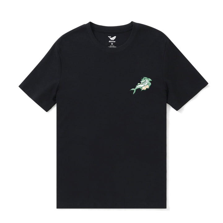Hawaiian Tee For Men Do not Disturb By Loindaflow Tee Crew Neck 100% Cotton - BLACK By Laihha Organna