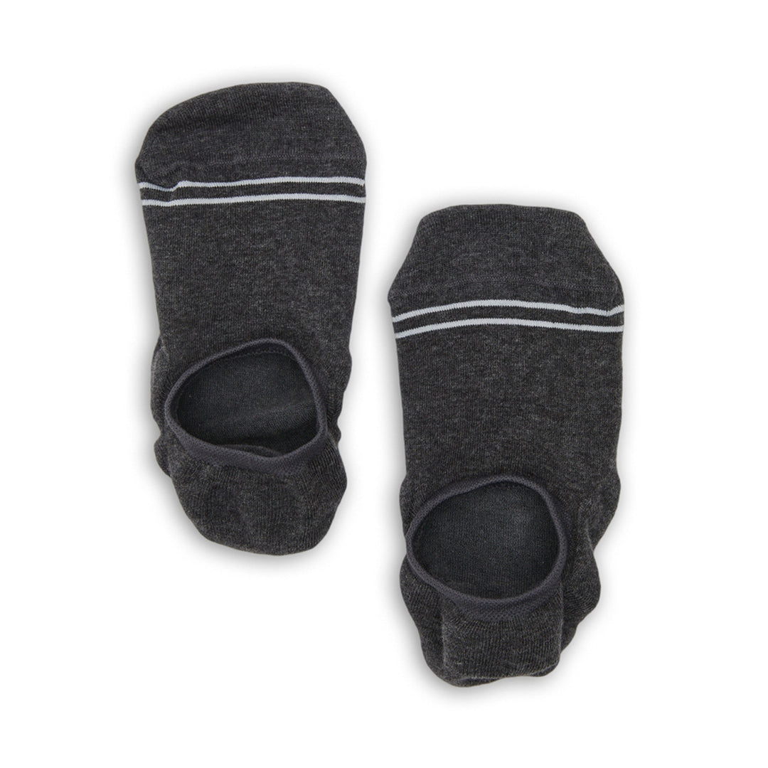 Charcoal Cotton No Show - 3 Pack