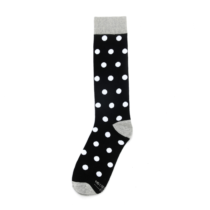 Black with White Polka Dot Socks