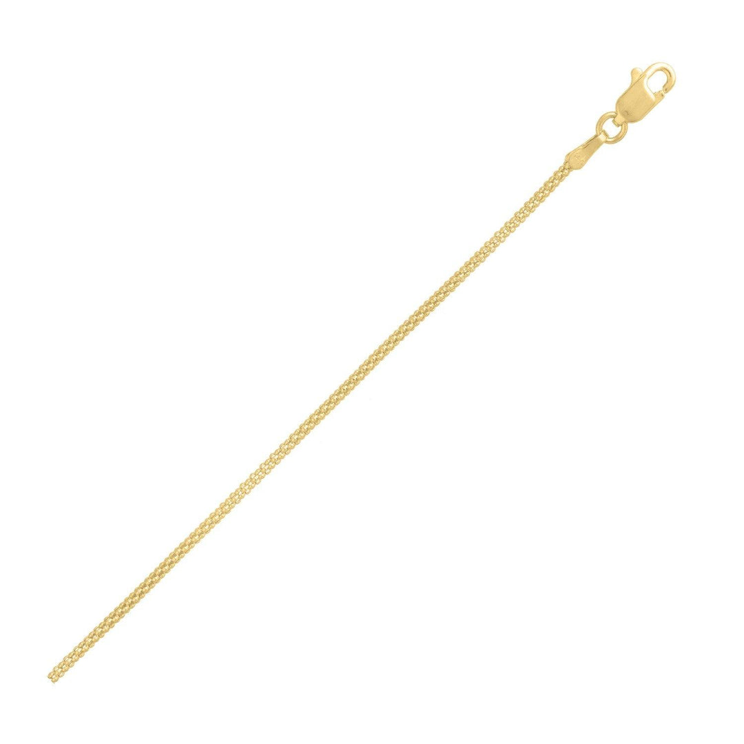 Popcorn Chain in 14k Yellow Gold (1.30 mm)