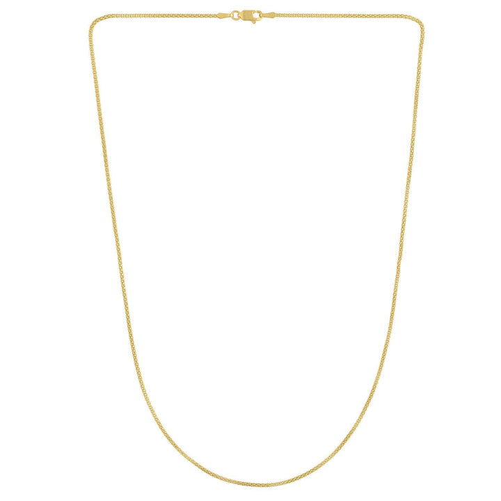 Popcorn Chain in 14k Yellow Gold (1.30 mm)