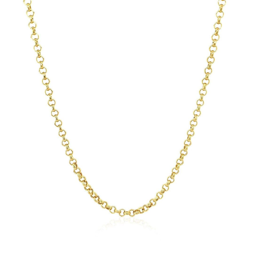 14k Yellow Gold Rolo Chain (2.5 mm)