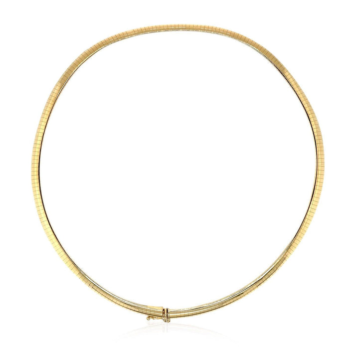 14k Yellow Gold Classic Omega Style Chain (6.00 mm)