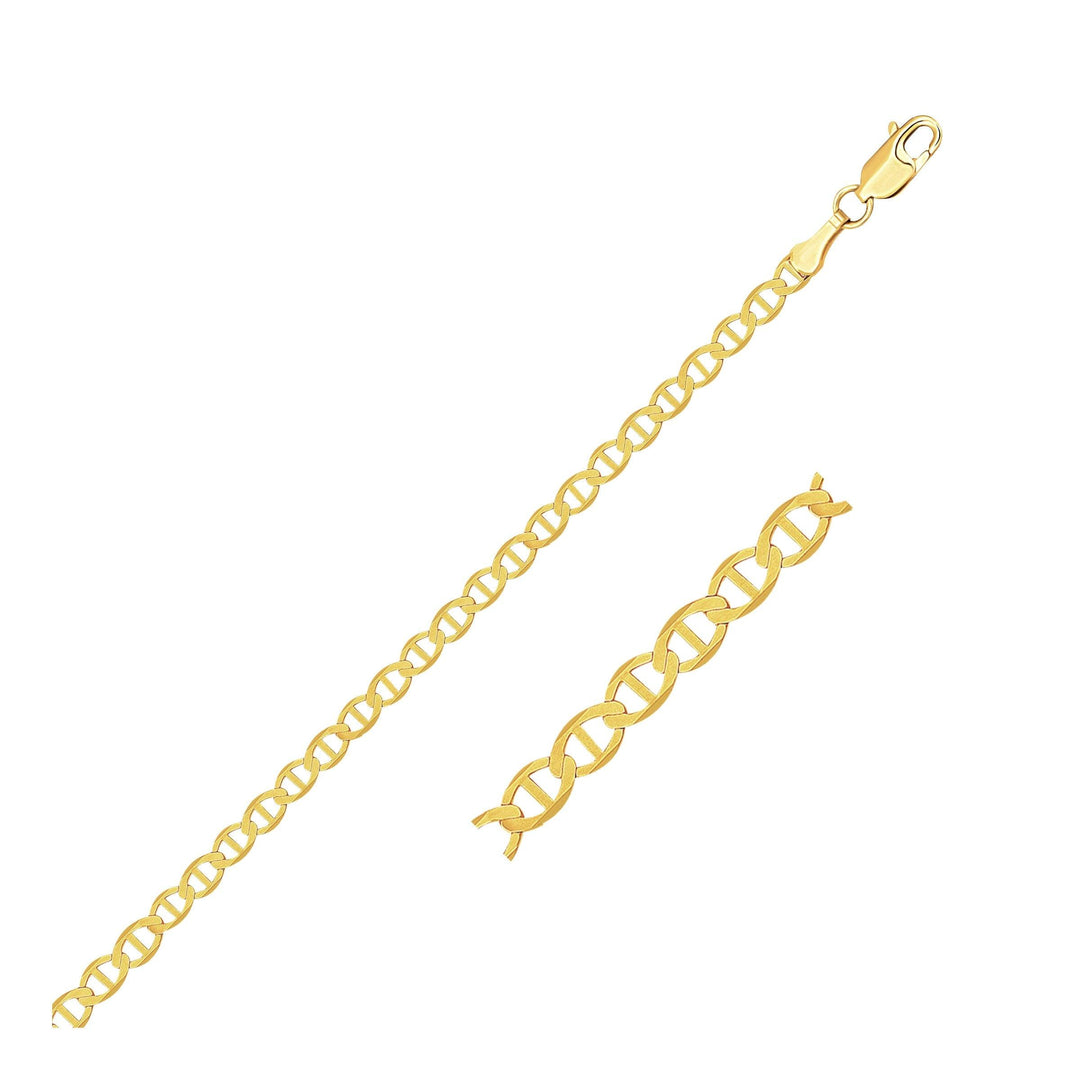 10k Yellow Gold Mariner Link Chain (2.30 mm)