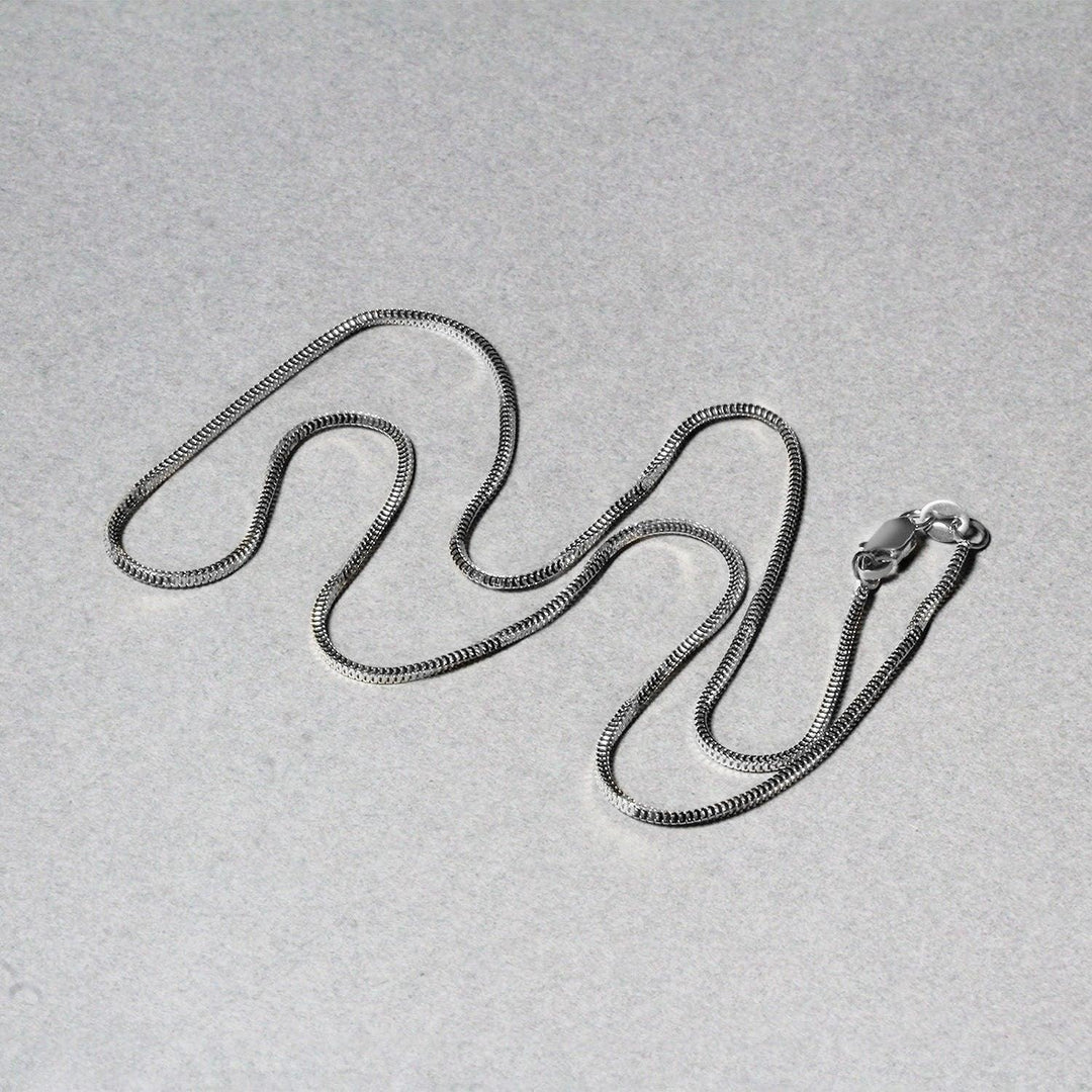 14k White Gold Milano Chain (1.10 mm)