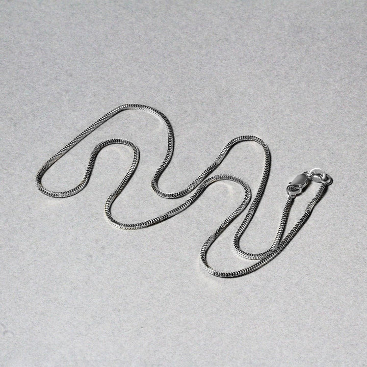 14k White Gold Milano Chain (1.10 mm)