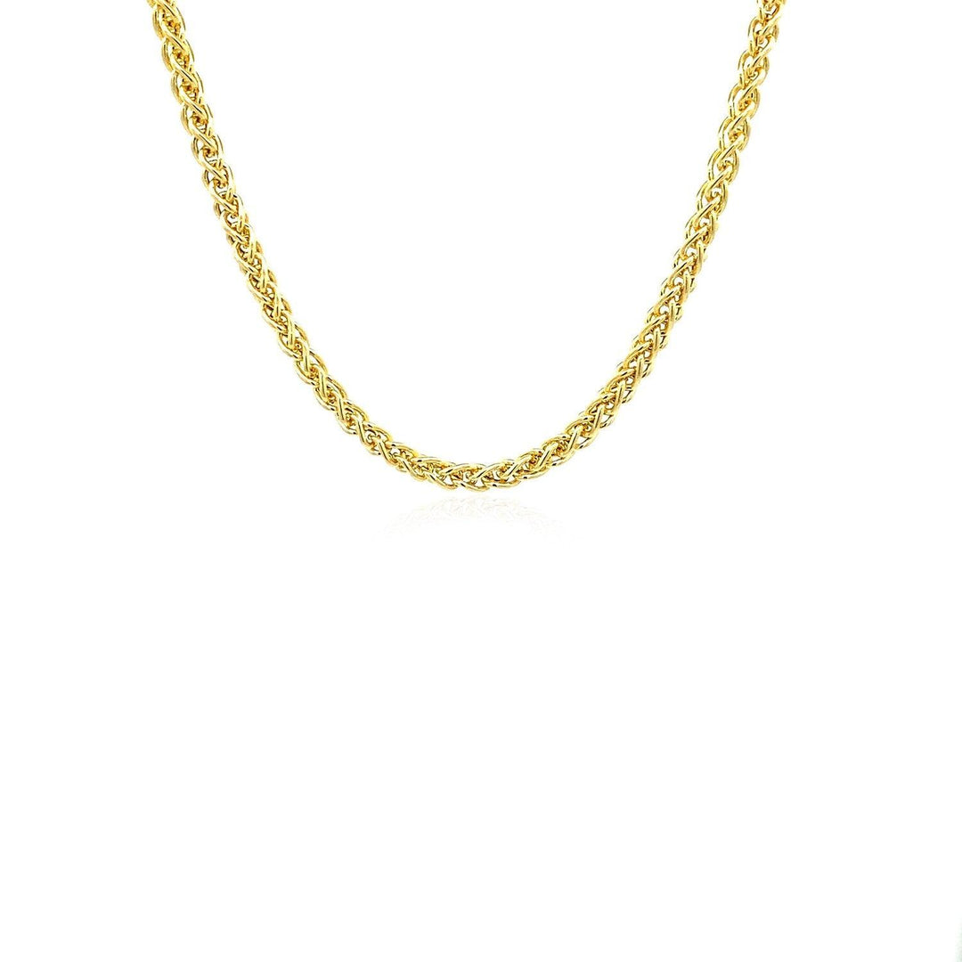 14k Yellow Gold Light Weight Wheat Chain (2.80 mm)