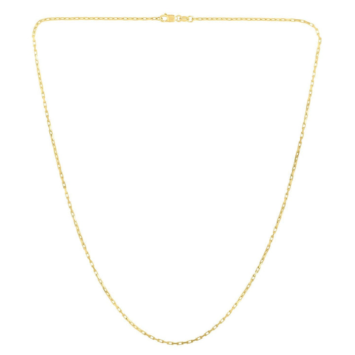 14k Yellow Gold French Cable Chain (1.3 mm)