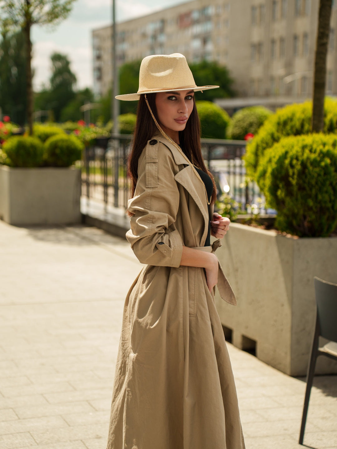 Tribli Doble-Chain Paper Straw Hat