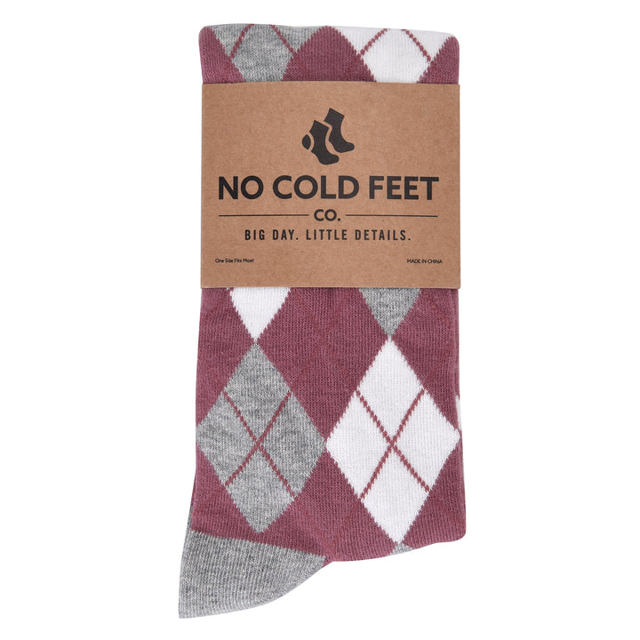 Desert Rose Argyle Socks