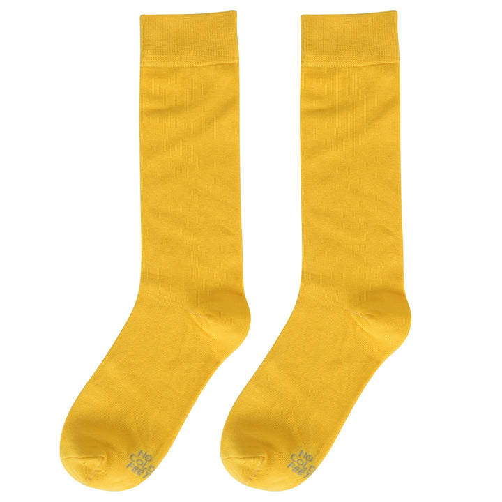 Solid Sunshine Yellow Socks