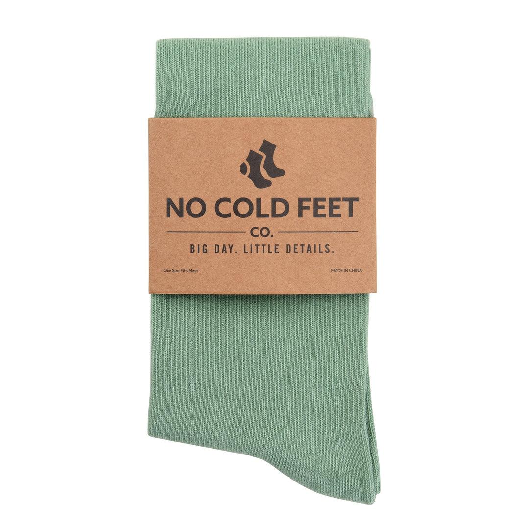 Solid Sage Socks
