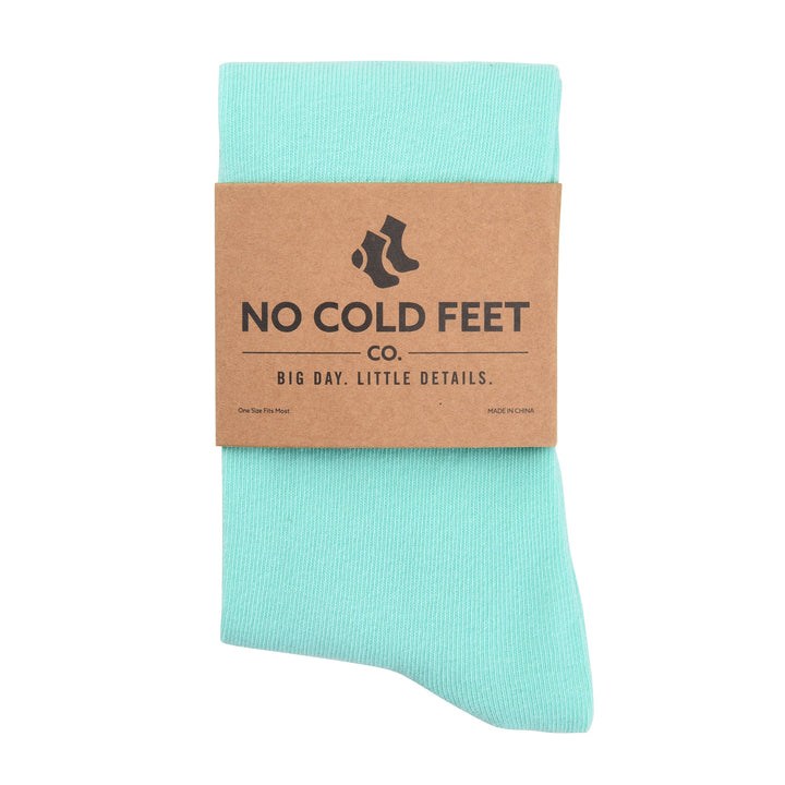 Solid Mint Socks
