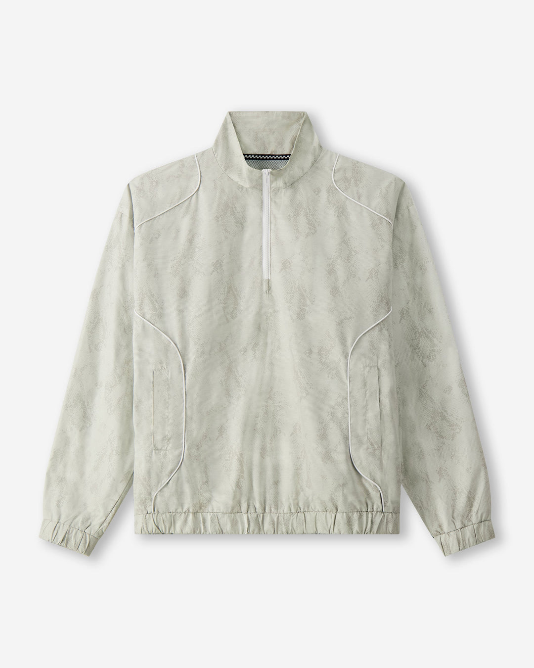 Pullover Piped QTR ZIP - Succulent Green