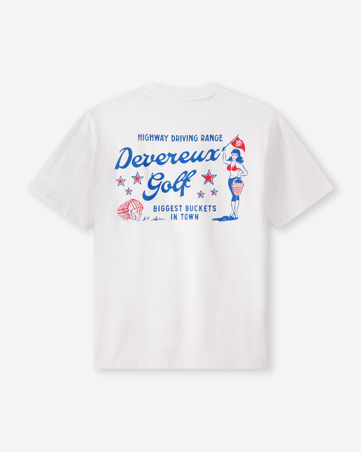 Range Buckets Tee - White