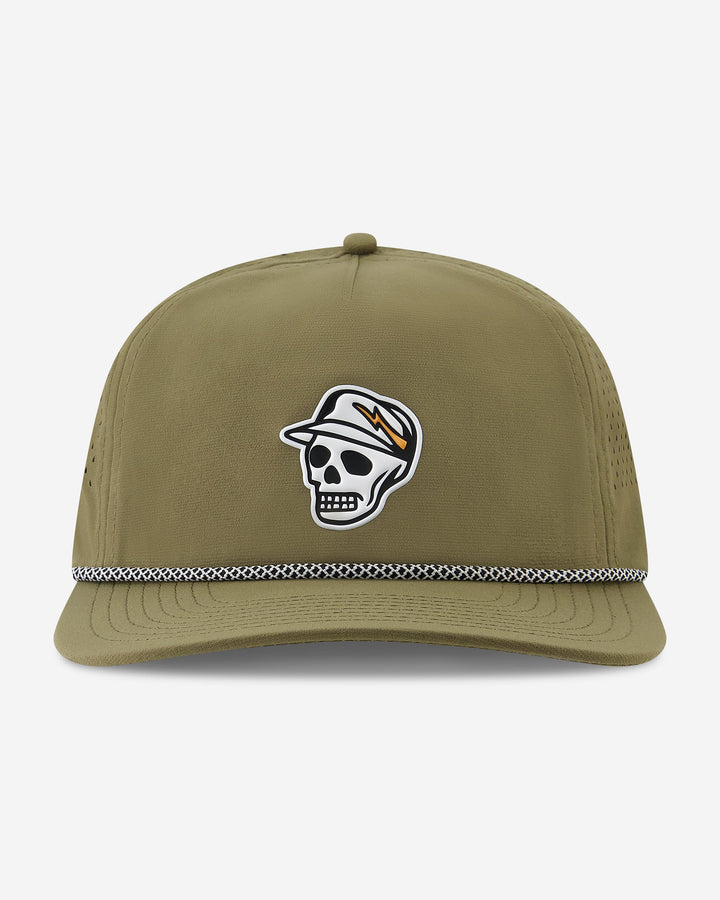 Skull Caddie Performance Rope Hat - Brindle