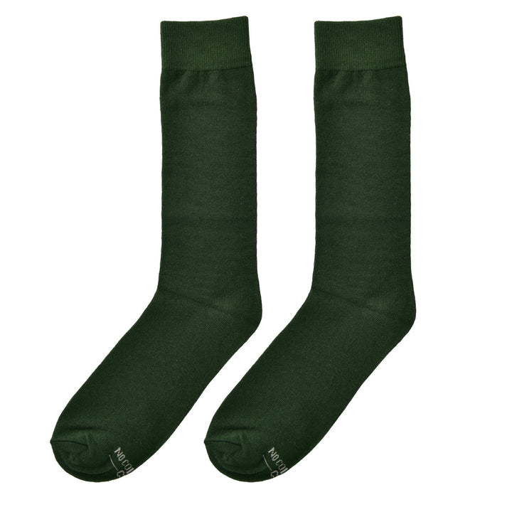 Solid Hunter Green Socks