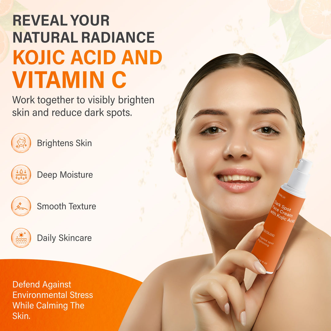 Dark Spot Face Cream with Kojic Acid Vitamin C